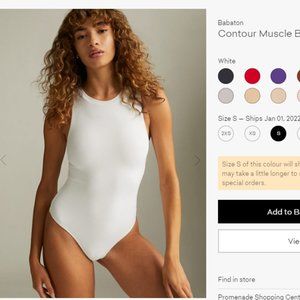 Babaton contour bodysuit small